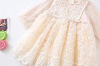Load image into Gallery viewer, Baby Kid Girls Solid Color Lace Dresses Wholesale 22051062
