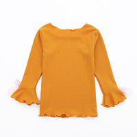 Load image into Gallery viewer, Kid Girls Rainbow Cartoon Bow Tops Wholesale 22051064
