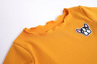 Load image into Gallery viewer, Kid Girls Rainbow Cartoon Bow Tops Wholesale 22051064
