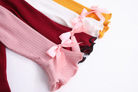 Load image into Gallery viewer, Kid Girls Rainbow Cartoon Bow Tops Wholesale 22051064
