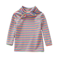 Load image into Gallery viewer, Baby Kid Girls Striped Bow Tops Wholesale 22051065
