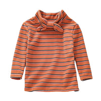 Load image into Gallery viewer, Baby Kid Girls Striped Bow Tops Wholesale 22051065

