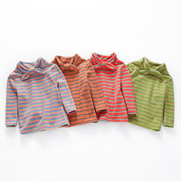 Load image into Gallery viewer, Baby Kid Girls Striped Bow Tops Wholesale 22051065
