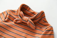 Load image into Gallery viewer, Baby Kid Girls Striped Bow Tops Wholesale 22051065
