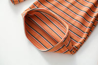 Load image into Gallery viewer, Baby Kid Girls Striped Bow Tops Wholesale 22051065
