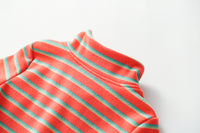 Load image into Gallery viewer, Baby Kid Girls Striped Bow Tops Wholesale 22051065
