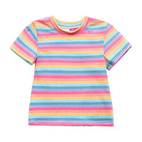 Load image into Gallery viewer, Baby Kid Girls Striped T-Shirts Wholesale 22051069
