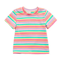 Load image into Gallery viewer, Baby Kid Girls Striped T-Shirts Wholesale 22051069
