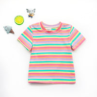 Load image into Gallery viewer, Baby Kid Girls Striped T-Shirts Wholesale 22051069
