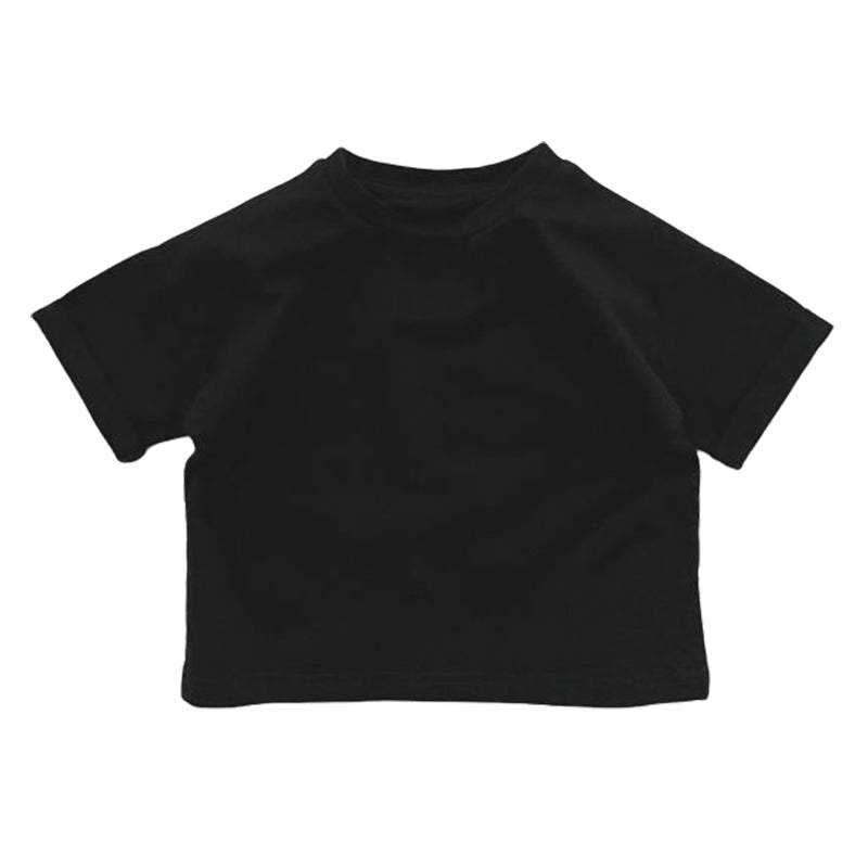 Baby Kid Unisex Solid Color T-Shirts Wholesale 22051070