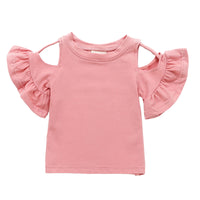 Load image into Gallery viewer, Baby Kid Girls Solid Color T-Shirts Wholesale 22051073
