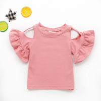 Load image into Gallery viewer, Baby Kid Girls Solid Color T-Shirts Wholesale 22051073
