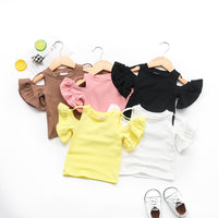 Load image into Gallery viewer, Baby Kid Girls Solid Color T-Shirts Wholesale 22051073
