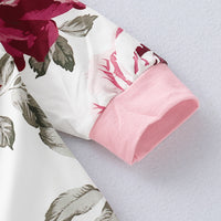 Load image into Gallery viewer, Baby Girls Flower Print Jumpsuits Wholesale 22051090
