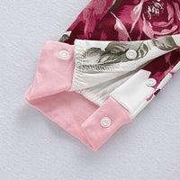 Load image into Gallery viewer, Baby Girls Flower Print Jumpsuits Wholesale 22051090
