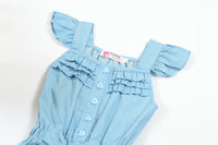 Load image into Gallery viewer, Baby Kid Girls Solid Color Rompers Wholesale 22051301
