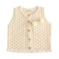 Load image into Gallery viewer, Baby Unisex Solid Color Crochet Vests Waistcoats Knitwear Wholesale 22051310
