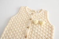 Load image into Gallery viewer, Baby Unisex Solid Color Crochet Vests Waistcoats Knitwear Wholesale 22051310
