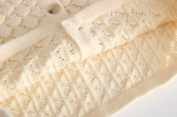 Load image into Gallery viewer, Baby Unisex Solid Color Crochet Vests Waistcoats Knitwear Wholesale 22051310
