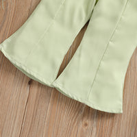 Load image into Gallery viewer, 2 Pieces Set Baby Kid Girls Solid Color Muslin&amp;Ribbed Tank Tops And Pants Wholesale 220513123
