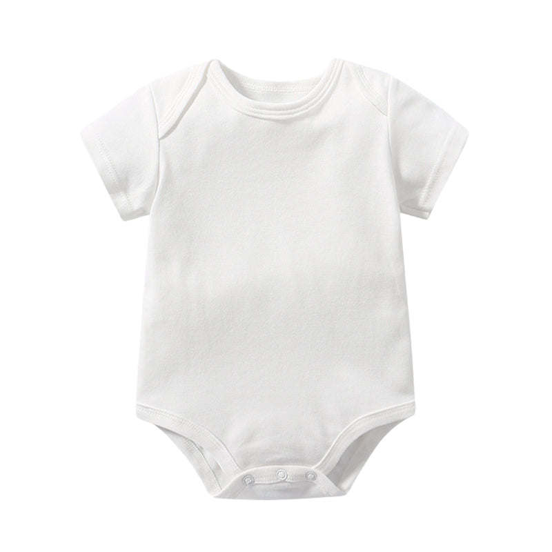 Baby Unisex Solid Color Rompers Wholesale 220513129