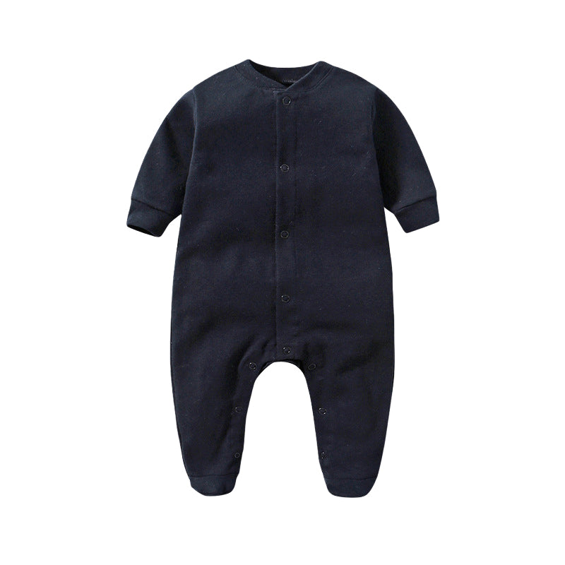Baby Unisex Solid Color Jumpsuits Wholesale 220513131