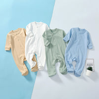 Load image into Gallery viewer, Baby Unisex Solid Color Jumpsuits Wholesale 220513131
