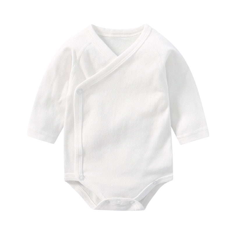 Baby Unisex Solid Color Rompers Wholesale 220513132