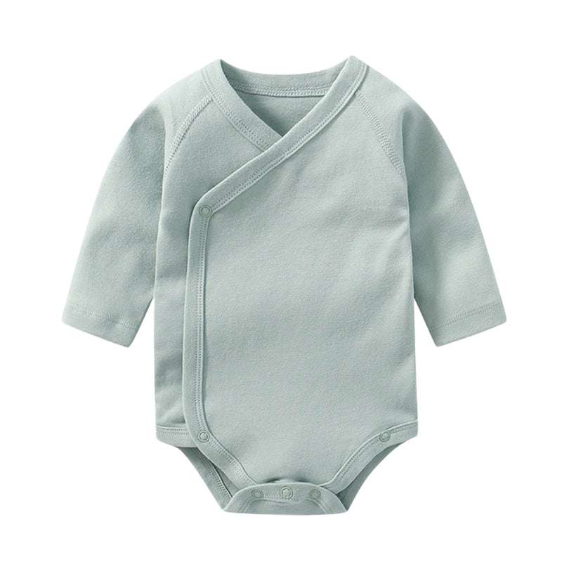 Baby Unisex Solid Color Rompers Wholesale 220513132