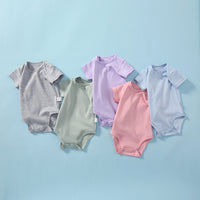 Load image into Gallery viewer, Baby Unisex Solid Color Rompers Wholesale 220513137
