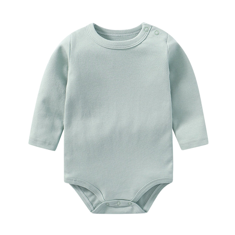 Baby Unisex Solid Color Rompers Wholesale 220513138