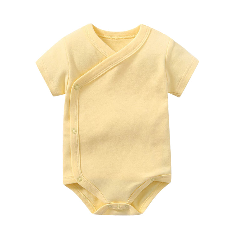 Baby Unisex Solid Color Rompers Wholesale 220513141