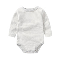 Load image into Gallery viewer, Baby Unisex Solid Color Striped Rompers Wholesale 220513147
