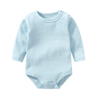 Load image into Gallery viewer, Baby Unisex Solid Color Striped Rompers Wholesale 220513147
