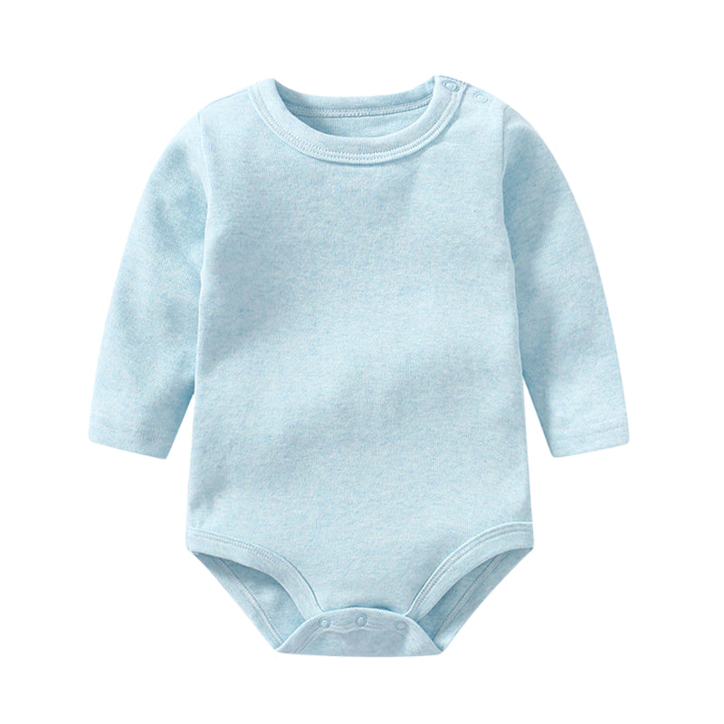 Baby Unisex Solid Color Striped Rompers Wholesale 220513147