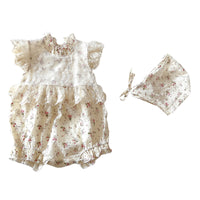 Load image into Gallery viewer, Baby Girls Flower Rompers Wholesale 220513153
