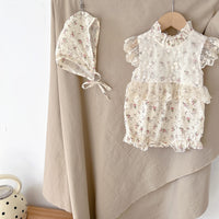 Load image into Gallery viewer, Baby Girls Flower Rompers Wholesale 220513153
