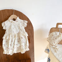 Load image into Gallery viewer, Baby Girls Flower Rompers Wholesale 220513153
