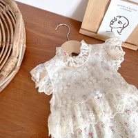 Load image into Gallery viewer, Baby Girls Flower Rompers Wholesale 220513153
