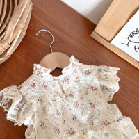 Load image into Gallery viewer, Baby Girls Flower Rompers Wholesale 220513153
