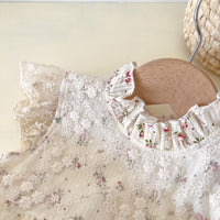Load image into Gallery viewer, Baby Girls Flower Rompers Wholesale 220513153
