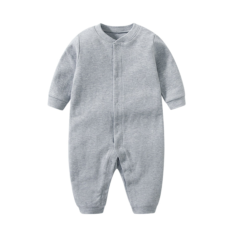 Baby Unisex Solid Color Jumpsuits Wholesale 220513155