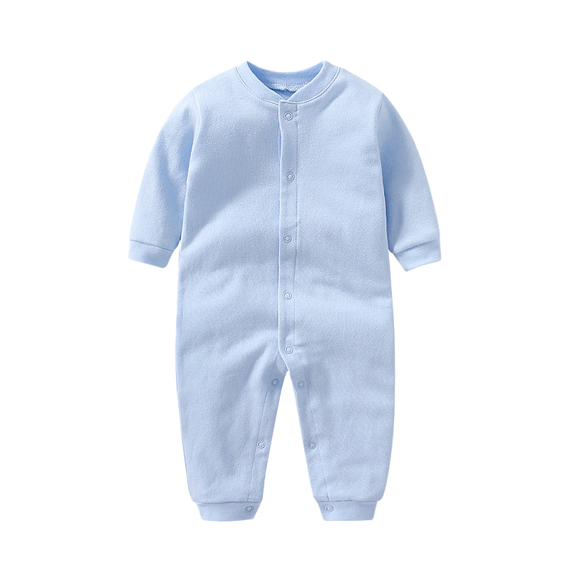 Baby Unisex Solid Color Jumpsuits Wholesale 220513155