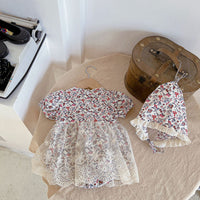 Load image into Gallery viewer, Baby Girls Flower Rompers Wholesale 220513157
