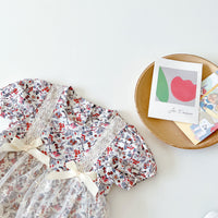 Load image into Gallery viewer, Baby Girls Flower Rompers Wholesale 220513157
