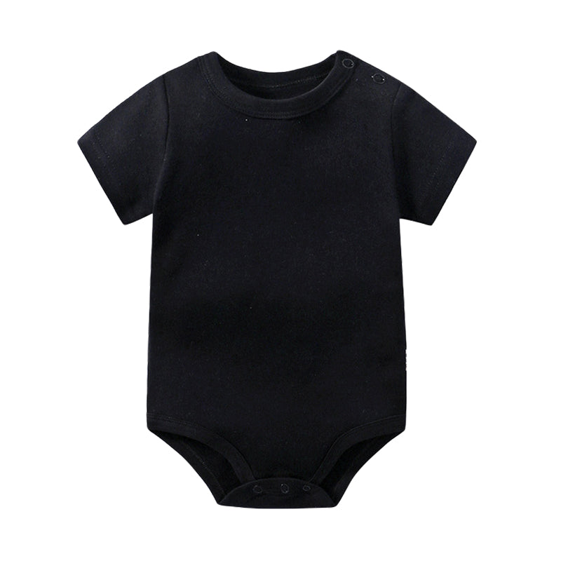 Baby Unisex Solid Color Rompers Wholesale 220513162