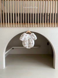 Load image into Gallery viewer, Baby Kid Girls Flower Embroidered Rompers Wholesale 220513169
