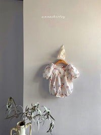 Load image into Gallery viewer, Baby Kid Girls Flower Embroidered Rompers Wholesale 220513169
