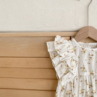 Load image into Gallery viewer, Baby Kid Girls Flower Print Rompers Wholesale 220513215
