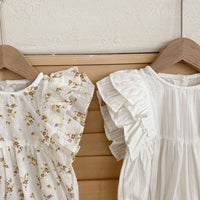 Load image into Gallery viewer, Baby Kid Girls Flower Print Rompers Wholesale 220513215
